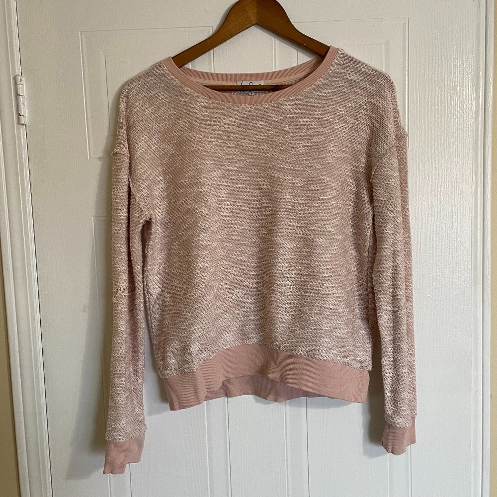 Talula Dusty Rose Pink Crewneck Sweater